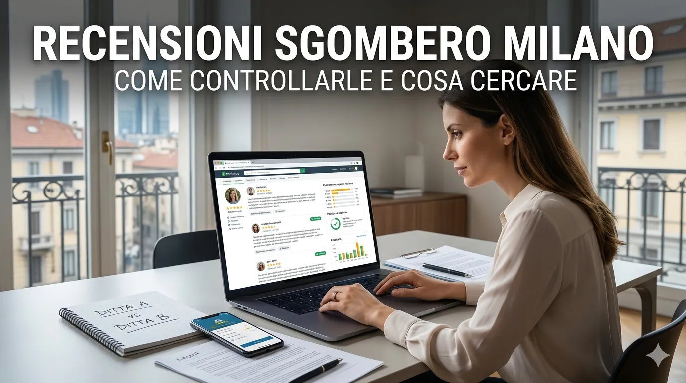 Recensioni sgombero Milano: come controllarle e cosa cercare