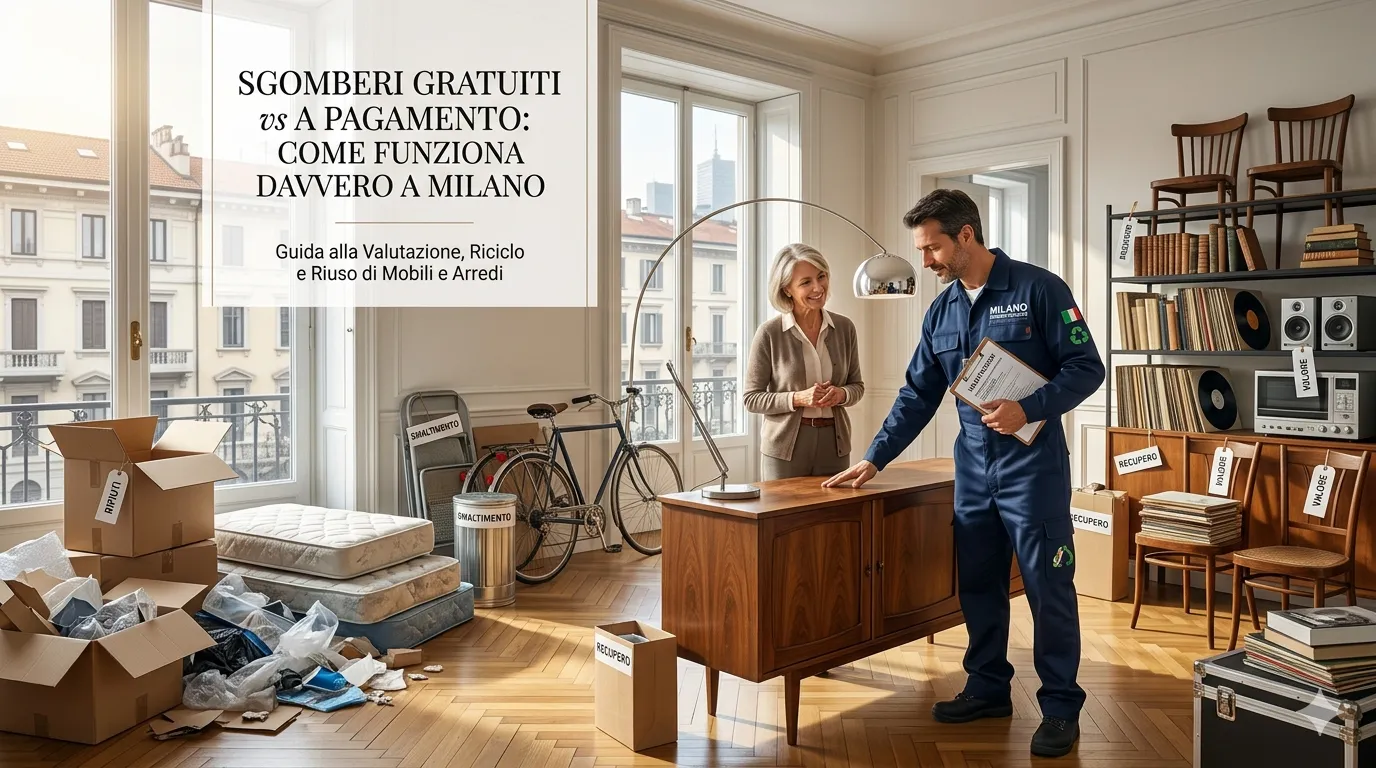 sgomberi gratuiti vs pagamento milano