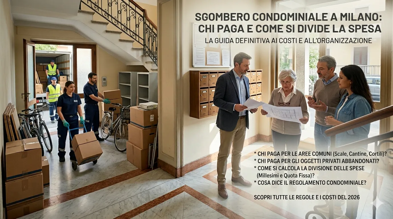 sgombero condominiale chi paga milano