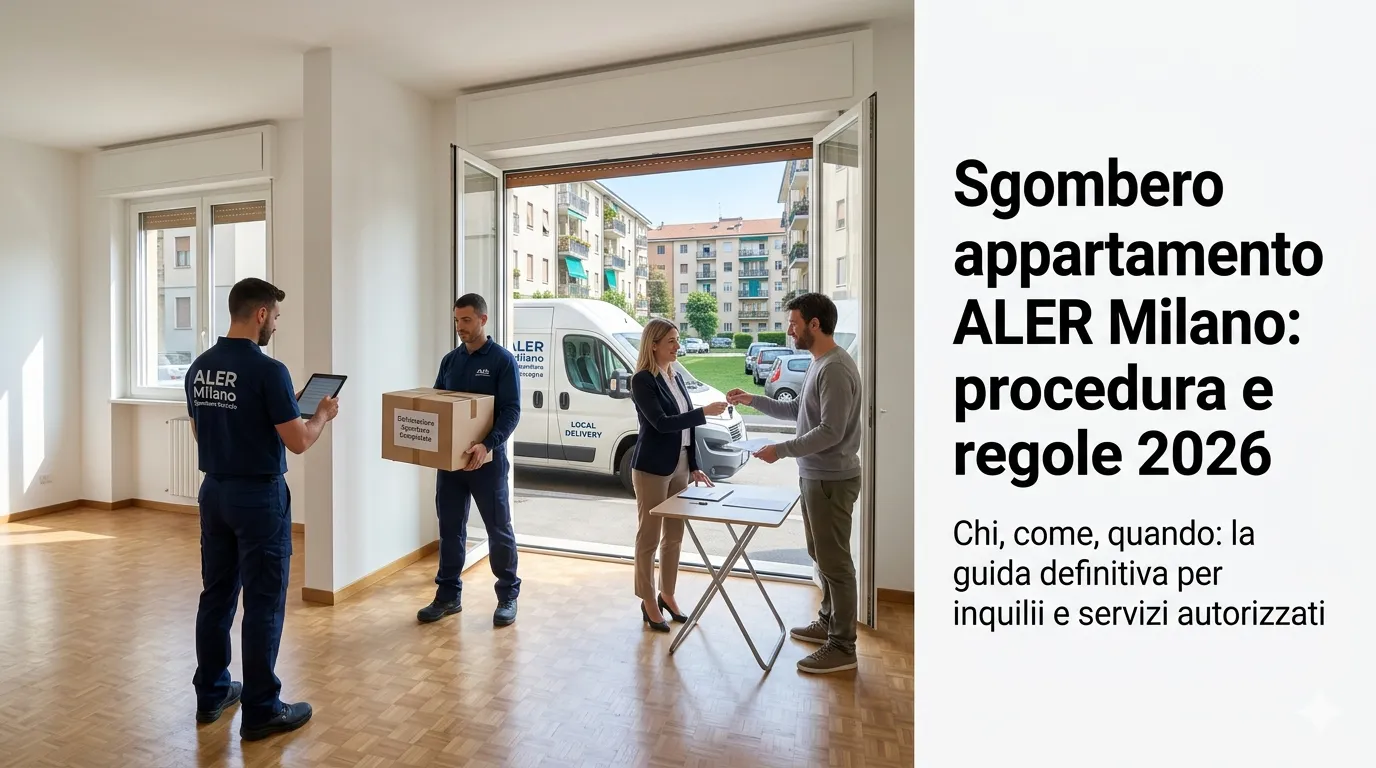 sgombero appartamento aler milano